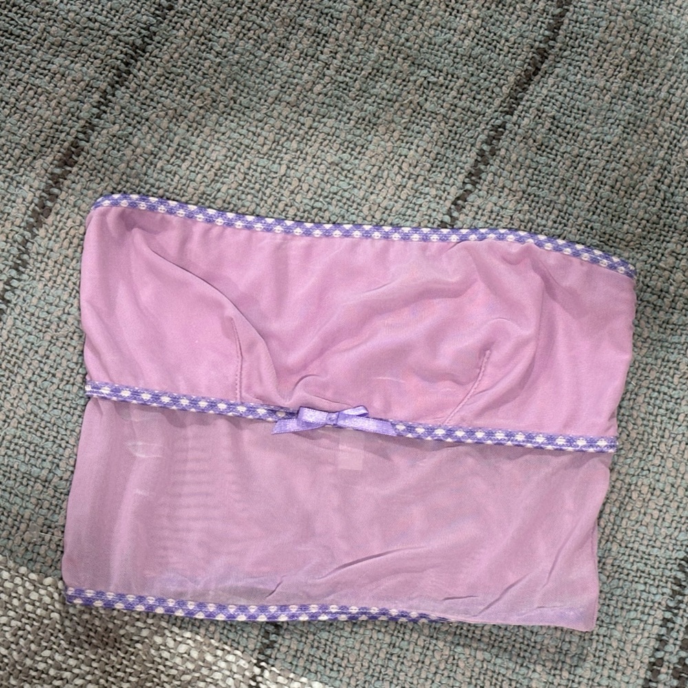 Urban Outfitters Lavender Sheer Tube Top